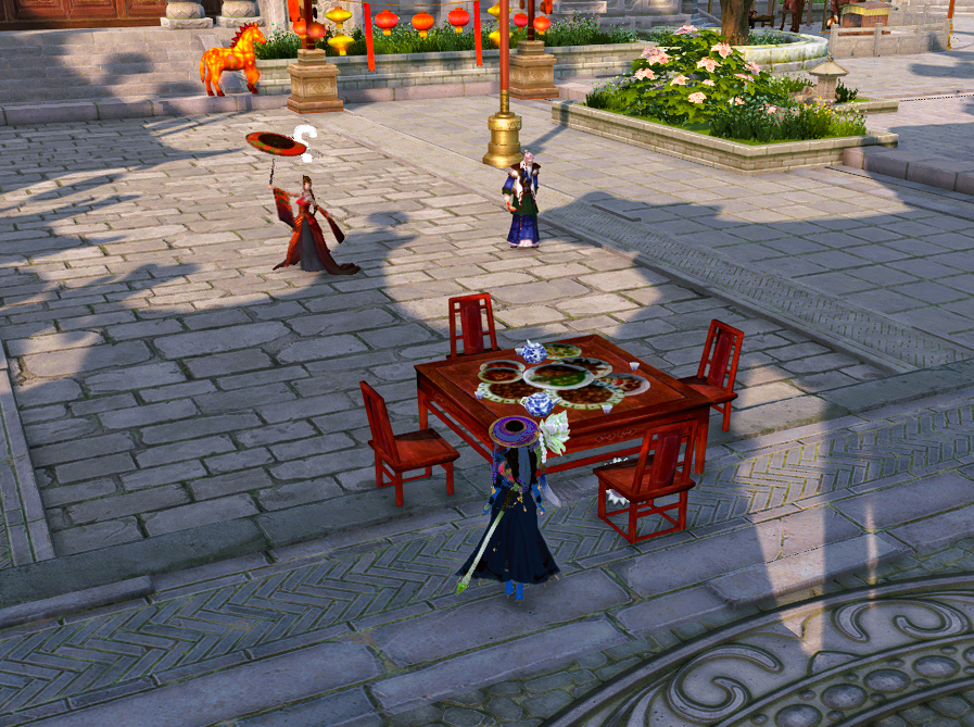 一張含有 地面, 戶外, 植物, 傢俱 的圖片